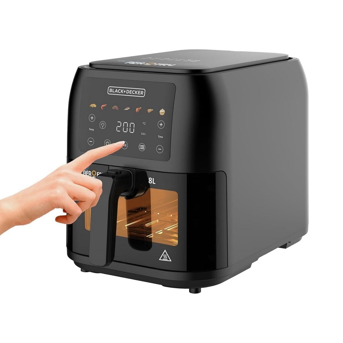 Black & Decker Air Fryer SAF80W 1700 Watt / 8 Liters Digital
