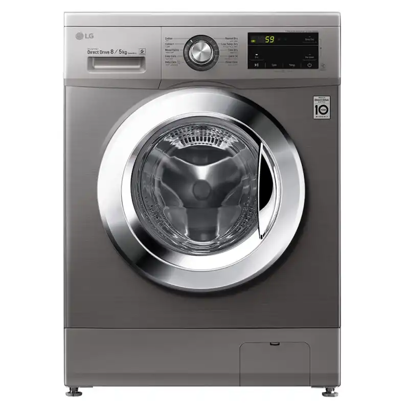 LG Washing Machine F4J3TMG5P Wash 8 KG / Dry 5KG Platinum
