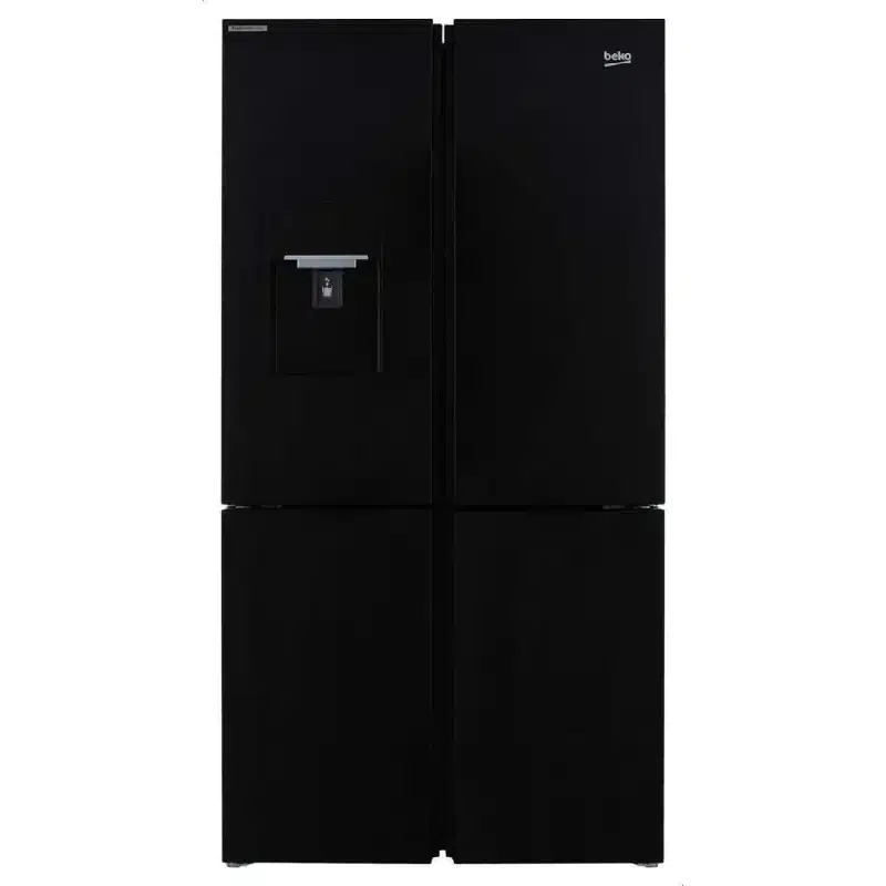 ثلاجة - BEKO - GNE134626BH - 4 باب بيكو626 لتر - صافى565 لتر- -شاشة ديجيتال تاتش- بالحنفيه - هارفست فريش - أسود