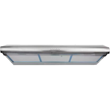Black and White Flat Built-In Hood, 90 cm, 3 Speeds, Stainless, CK-960
