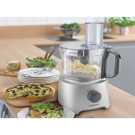 Kenwood Food Processor 800 Watt, Multi function, Silver FDP301SL