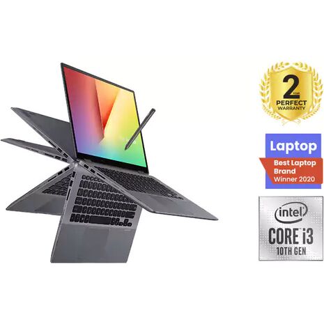 ASUS LAPTOP VIVO BOOK TP412FA-8G003T, 10th, Intel® Core™ i3, 8GB RAM, 256GB SSD, Intel® UHD, 14 INCH FHD, WIN 10, Grey