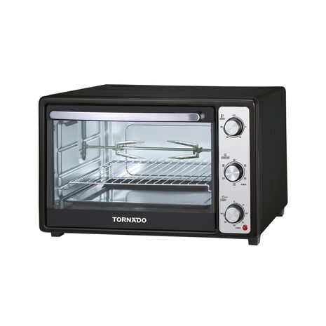 TORNADO Electric Oven 46 Liter With Grill and Fan, 1800 Watt , Black TEO-46NE K