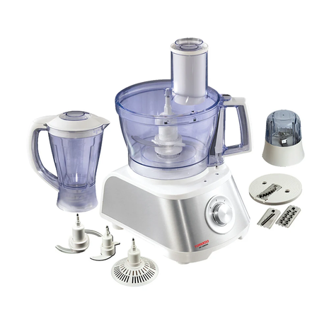 Tornado Food Processor 1000 Watt, Multi function, White FP-1000SG