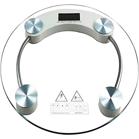 Personal scale digital - up to 180 kg - glass