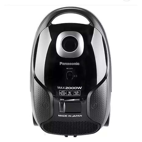 Panasonic Vacuum Cleaner 2000 Watt, 6 Liter Japanese, Black, MC-CJ913