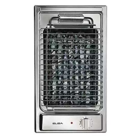 Elba Built-in Electric Charcoal Grill, 30 cm, Stainless, E30-700X
