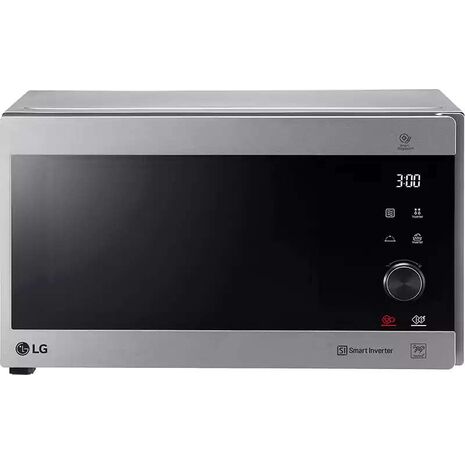 LG Microwave, 42 Liter, with Grill, Inverter, 1200 watt, Silver, MH8265CIS