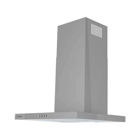 Tornado Built-In Cooker Hood, Letter T, 60 cm, 3 Speeds, Double Chimney, Stainless, HOV-M60FSU-TS