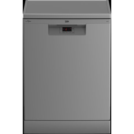 Beko Dishwasher 14 Person 5 Program 60 cm Steam Silver BDFN15420S