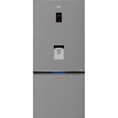 Beko Fridge 720 lt digital touch screen , stainless RCNE720E20DZXP: 84cm Inova Combi Fridge