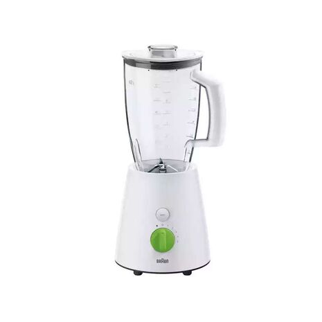 Braun Electric Blender 800 Watt stainless bowl, 2 liters, white JB3010