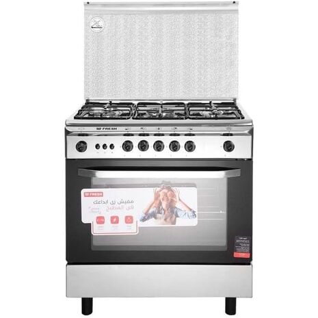 Fresh Cooker 5 Burners Forno 55/80 Oven Safety and Heat Distribution Grill