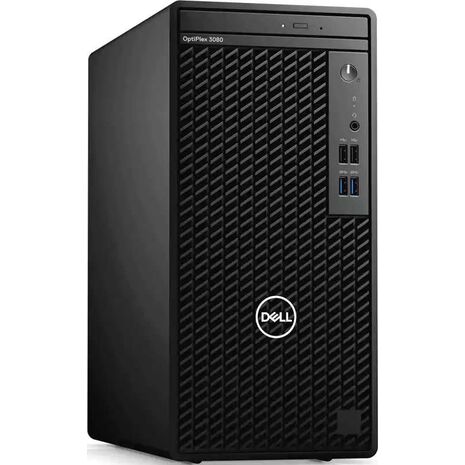 PC Dell Optiplex 3080, Intel Core i5-10500, 8GB RAM, 1TB HDD Storage , NIVIDIA 2GB Graphics, DOS, Black