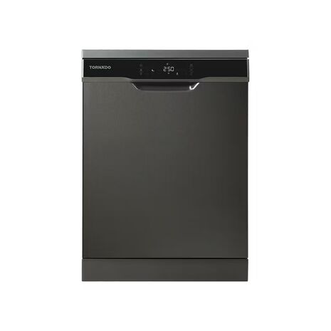 TORNADO Dishwasher 15 Person 60 cm Digital 8 Programs Dark Inox TDV-FN158CDX