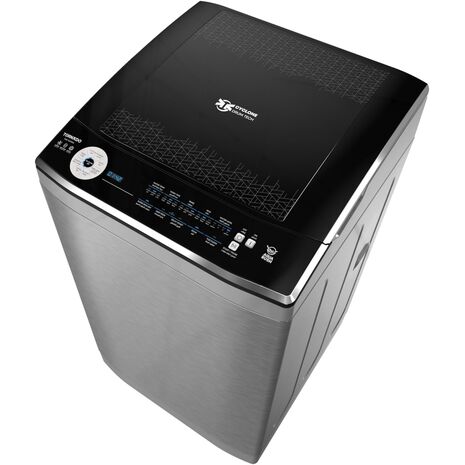 TORNADO Washing Machine Top Automatic 11 Kg, Pump, Silver TWE-TLN11RSL
