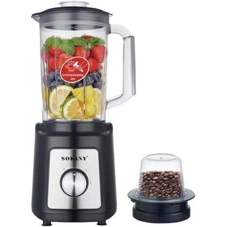 Sokany SK-03067 Blender 2 * 1 1000W 2L Acrylic