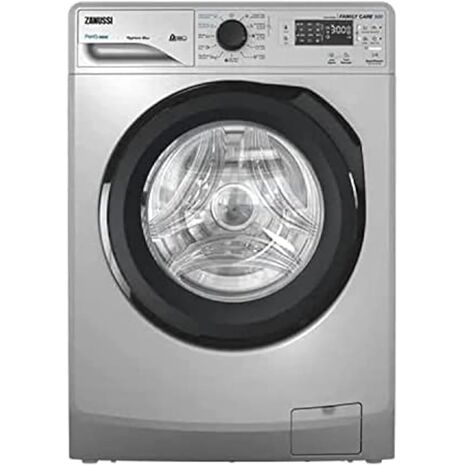 Zanussi Perlamax Automatic Washing Machine, 6KG, Silver - 1200 RPM - ZWF6240SS5