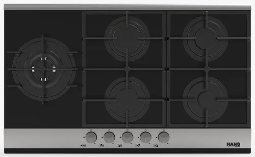 Hans Gas Hob HANS 9210-L 90 cm 5 Burners Black