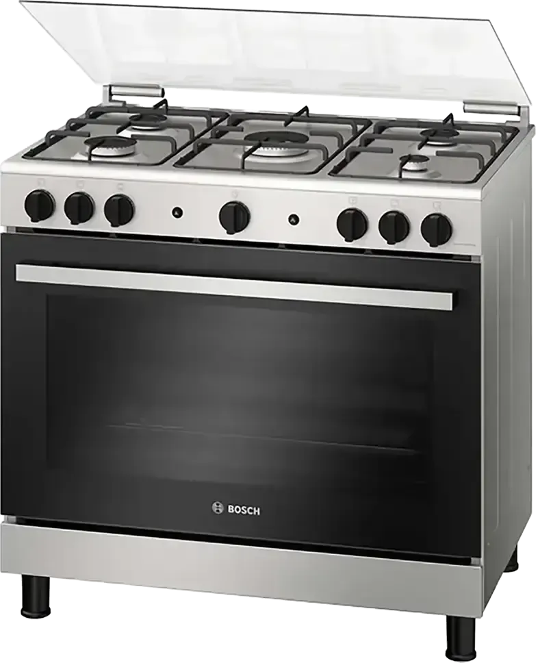 Bosch Cooker HGV1F8Y525 90 cm Stainless Steel