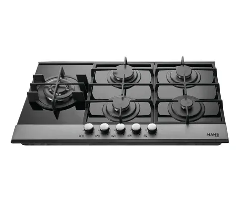 Hans Gas Hob HANS 9210-L 90 cm 5 Burners Black