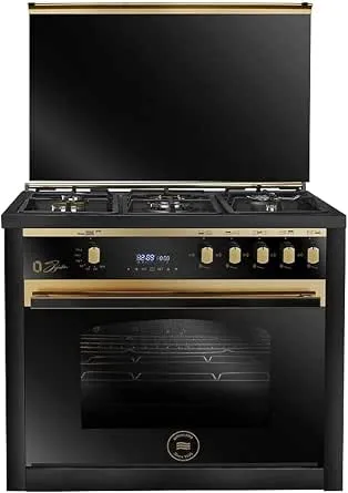 Unionaire O-Signature Control Gas Cooker (Gold), 5 Burners